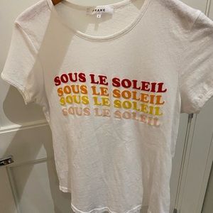 Frame graphic tee “sous le soleil”